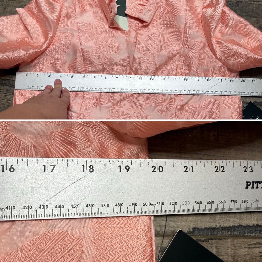 Tuckerneck Bellini Fli Coupe Palmerston Drop Waist Peachy Pink Dress - Picture 11 of 12